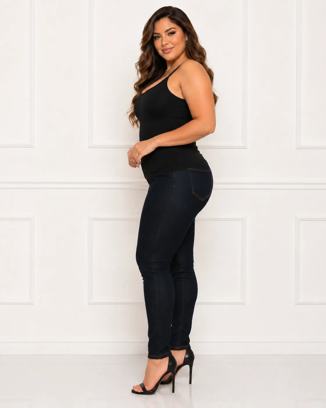Blusa Feminina Plus Size de Alcinha Moda plus Variadas da Loja Precinho10 lado/costas