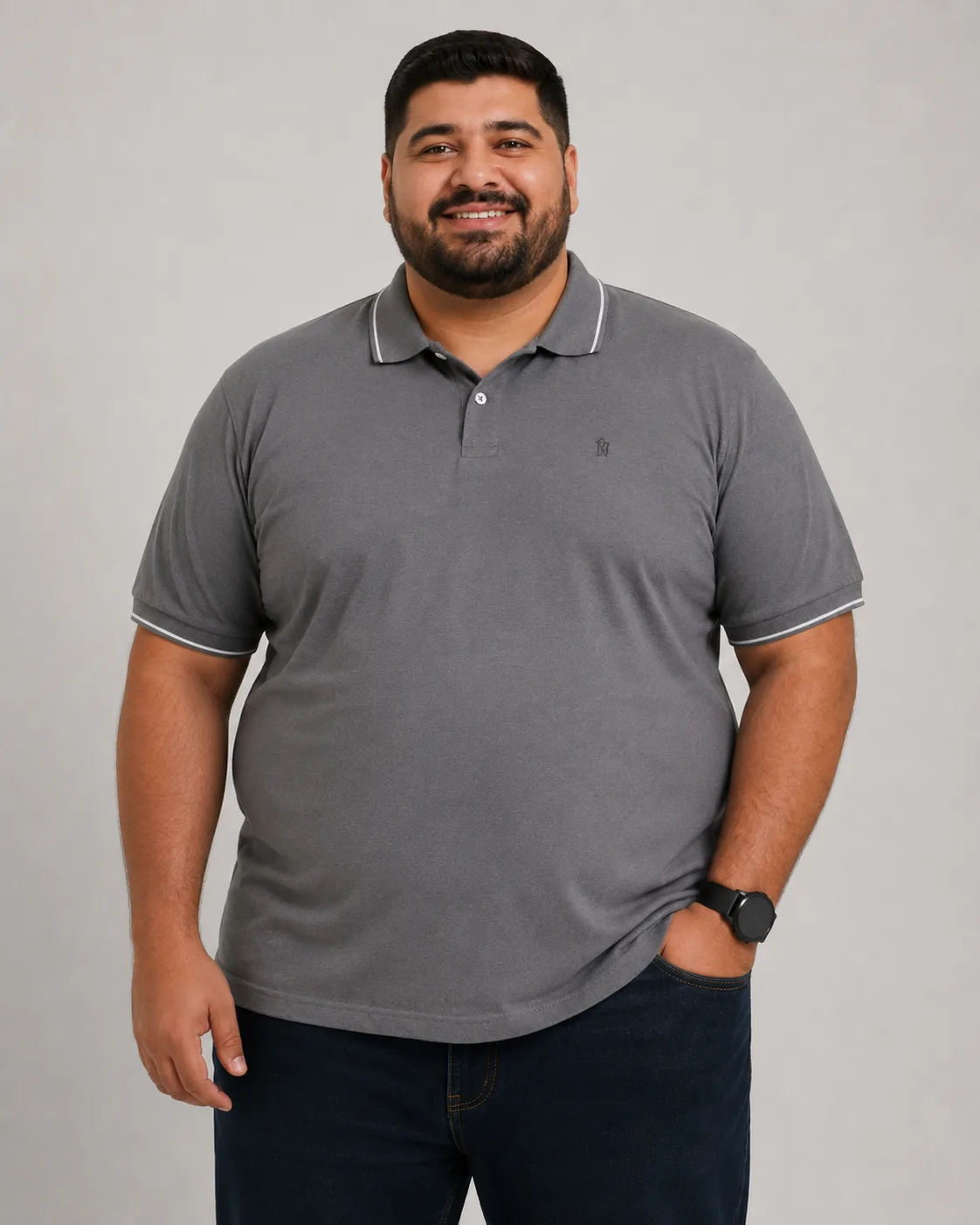 Camisa Polo Masculina Plus Size G4 Moda plus Variadas da Loja Precinho10