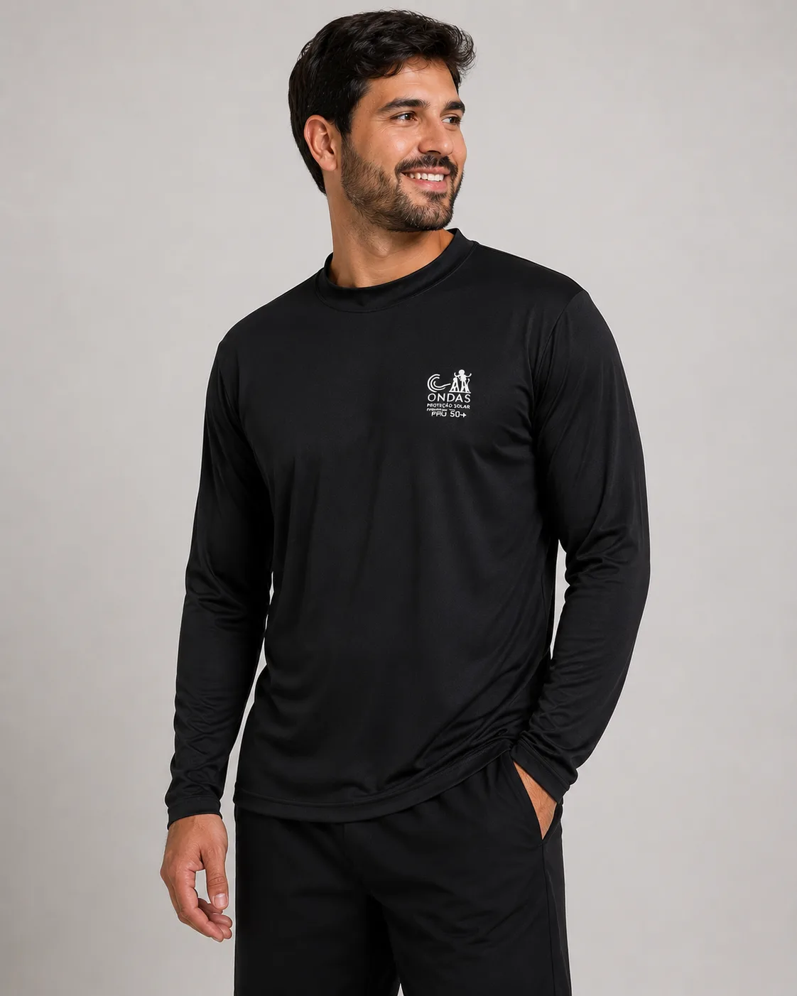 Camiseta Manga Longa UV 50+ Moda masculina Variadas da Loja Precinho10