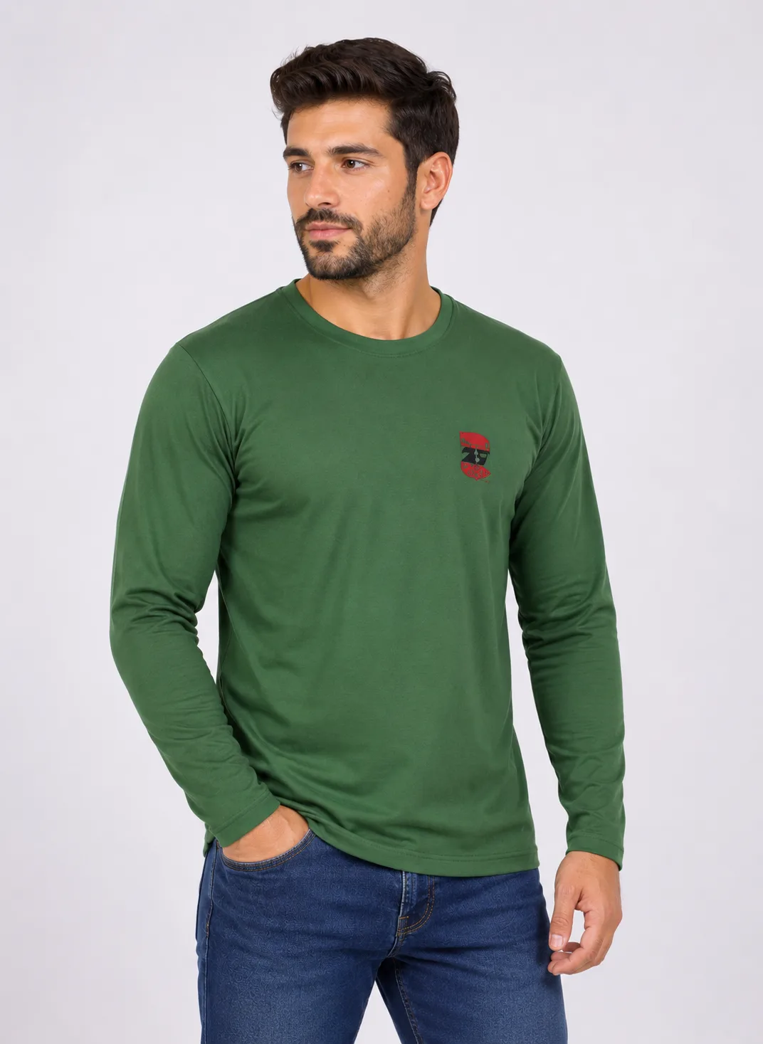 Camiseta Masculina de Trabalho Manga Longa Moda masculina Variadas da Loja Precinho10