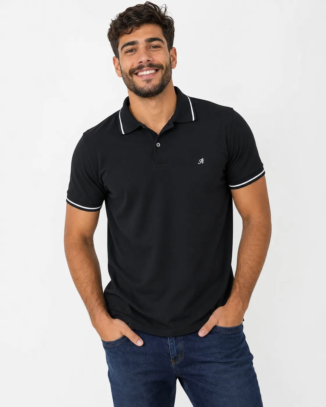 Camiseta Masculina Gola Polo Moda masculina Variadas da Loja Precinho10