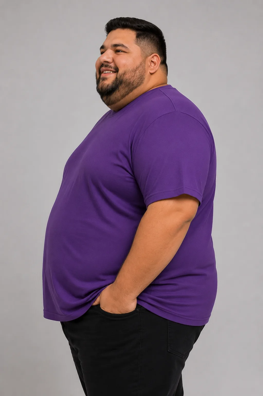 Camiseta Masculina Plus Size G4 Moda plus Variadas da Loja Precinho10 lado/costas