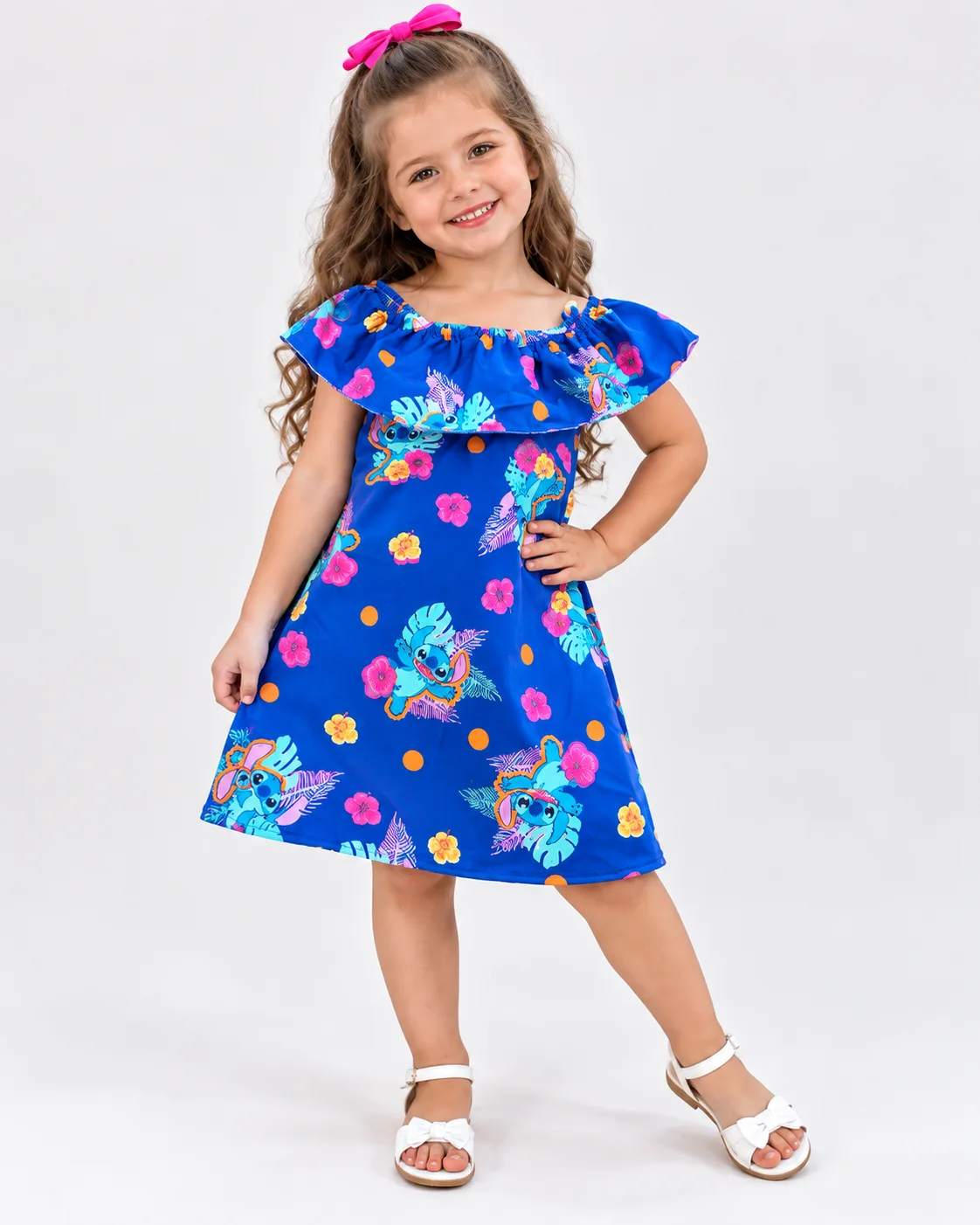 Vestido Infantil Estampado Moda infantil Variadas da Loja Precinho10